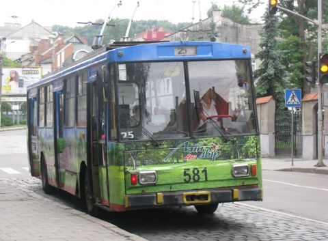 У Львові тимчасово не курсуватимуть тролейбуси 24 та 31