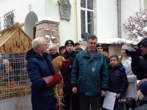 Бабак у Львові віщує ранню весну. Оновлено