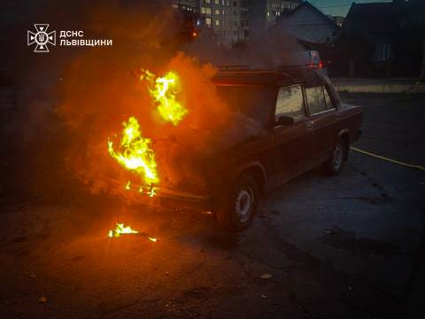 У Дрогобичі зайнявся ВАЗ