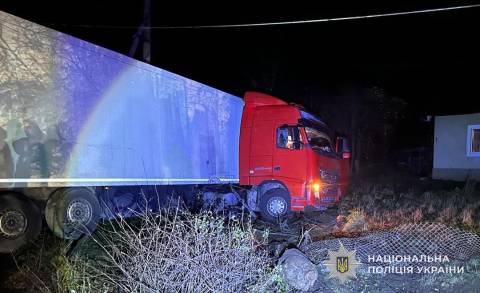На Стрийщині водій вантажівки збив пішохода
