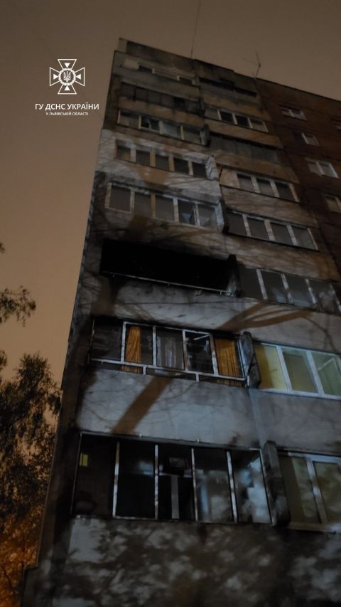 На Сихові через пожежу в багатоповерхівці загинув власник квартири