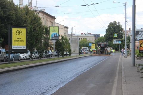У Львові обмежать рух транспорту біля Форуму через реконструкцію проспекту Чорновола