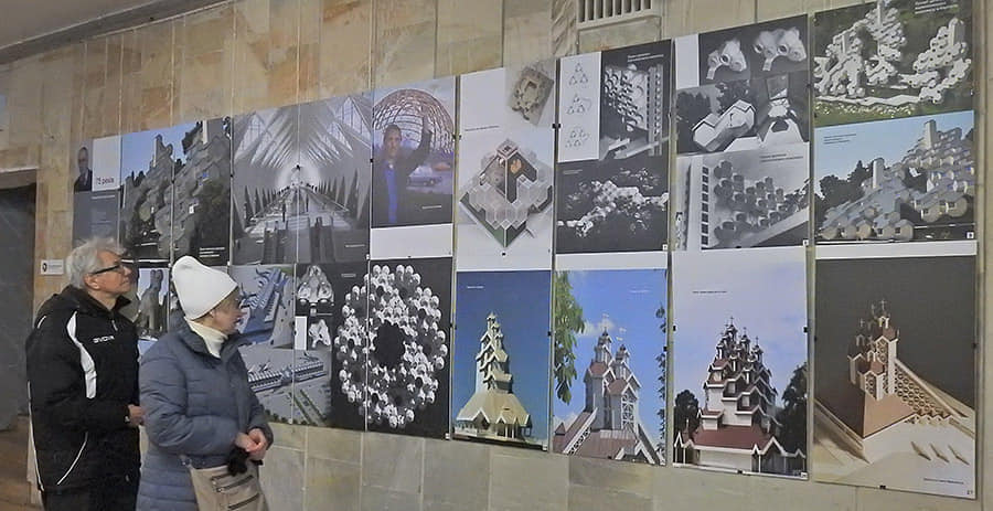 У Палаці мистецтв відкрилась ювілейна виставка архітектора Олега Боднара