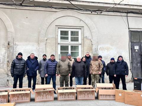 Львівська громада передала захисникам обладнання на понад чотири мільйони гривень