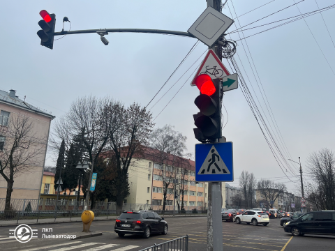 На п’яти перехрестях Пасічної у Львові оптимізували роботу світлофорів