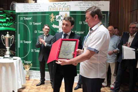 Львівську «Енергію» привітали з чемпіонством у футзалі