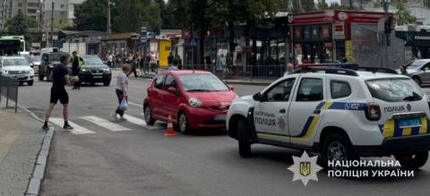 У Львові водійка Toyota Aygo збила пішохода