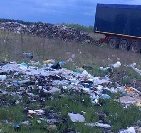 Львівське сміття намагалися незаконно скинути на Київщині