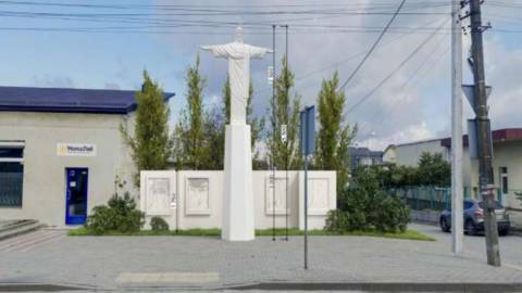 На вулиці Новознесенській у Львові встановлять скульптуру Ісуса Христа