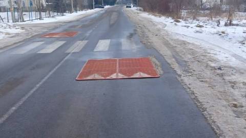 У одному з сіл Львівської громади встановили берлінські подушки