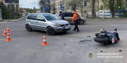 За добу на Львівщині у ДТП постраждали двоє мотоциклістів