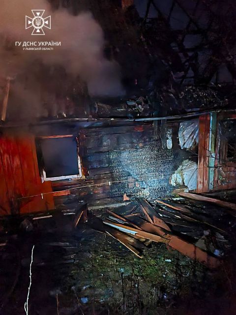 У Славську згорів житловий будинок