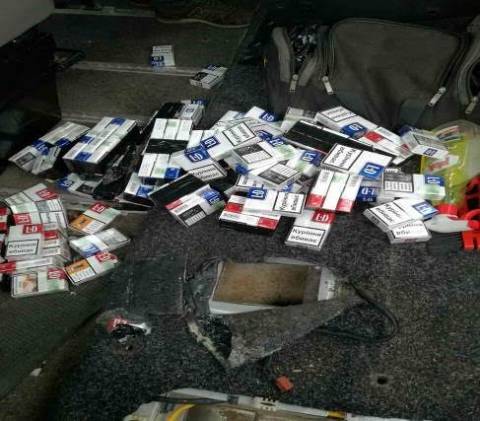 В Устилузі конфіскували цигарки та авто на 60 тисяч