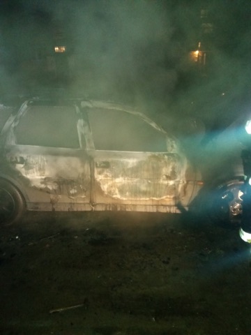 У Новому Роздолі вночі вщент згорів автомобіль