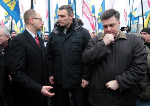 Лідери української опозиції готові до переговорів із владою, якщо остання виконає три умови