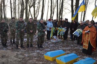 перепоховання останків борців за волю України у Любачеві (фото: КП "Доля")