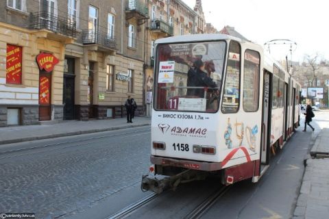 У Львові через ремонт колії не курсуватимуть трамваї №1 та №2