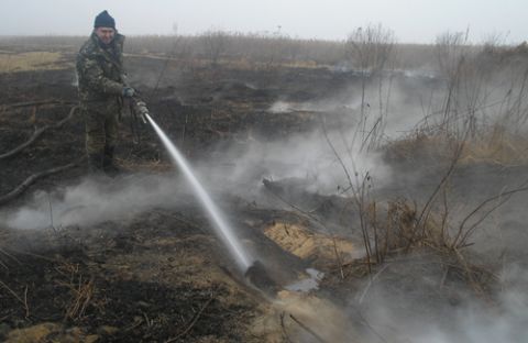 У чотирьох районах Львівщини горить торф