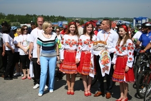 Українсько-польський веломарафон відбувається в Розточчі