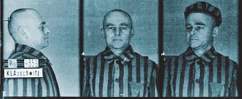 концтаборне фото Пілецького (фото: wp.pl)