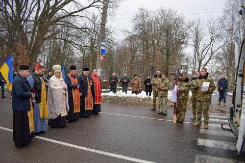 У Самборі попрощалися з загиблим під Бахмутом підполковником Максимом Федоровим