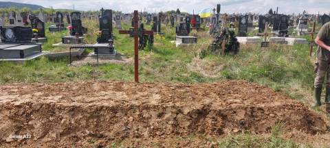 У Бориславі завершили ексгумацію на території колишнього радянського меморіалу