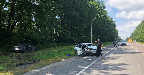 На Львівщині п'яний водій вчинив потрійне ДТП з п'ятьма потерпілими
