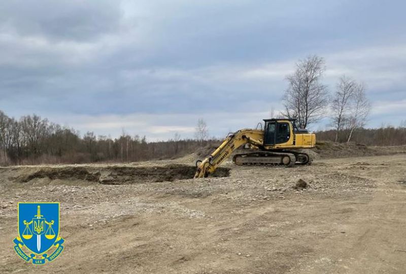 На Стрийщині керівника фірми звинувачують у незаконному видобутку гравію на мільйон гривень