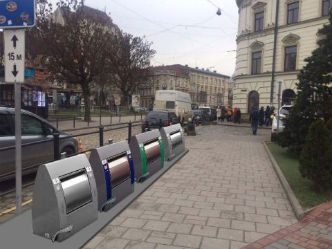 Підземний майданчик для сміття розмістять на площі Соборній