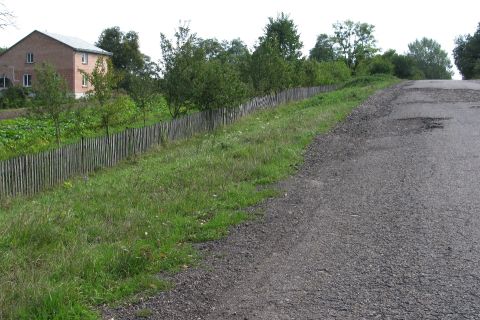 місце в Дев'ятниках, де розташовувався фільварок Калинівка