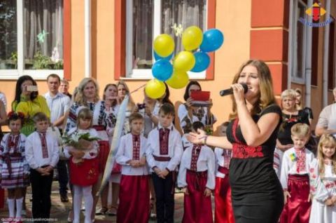 У День знань Софія Федина виступила у ТВК "Південний"