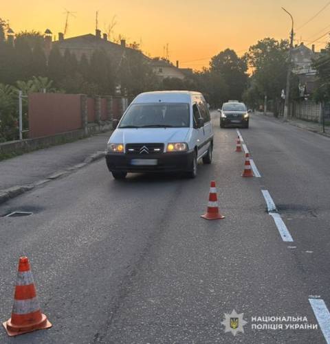 У Самборі водій Citroen Jumpy збив дитину 