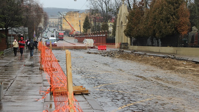 Частину вулиці Личаківської у Львові відкриють 17 січня