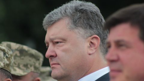 Порошенко на бронетанковому