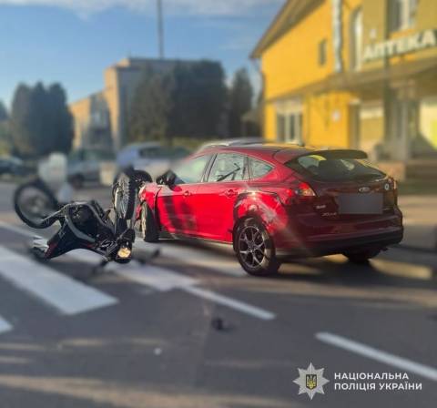 За добу на Львівщині у ДТП постраждаи троє мотоциклістів