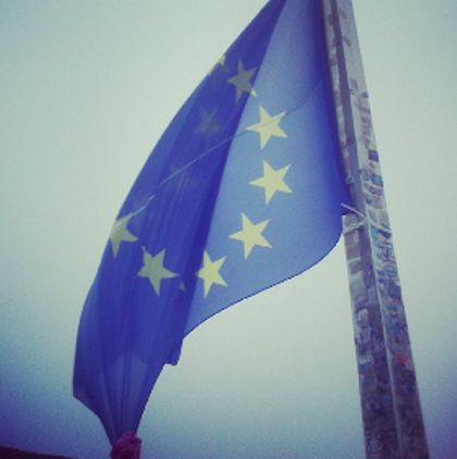На Вискому замку замайорив прапор Євросоюзу