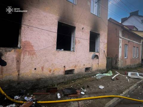 На Самбірщині через вибух газу в будинку постраждав чоловік