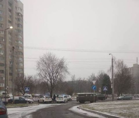 У Львові патрульна автівка потрапила у ДТП